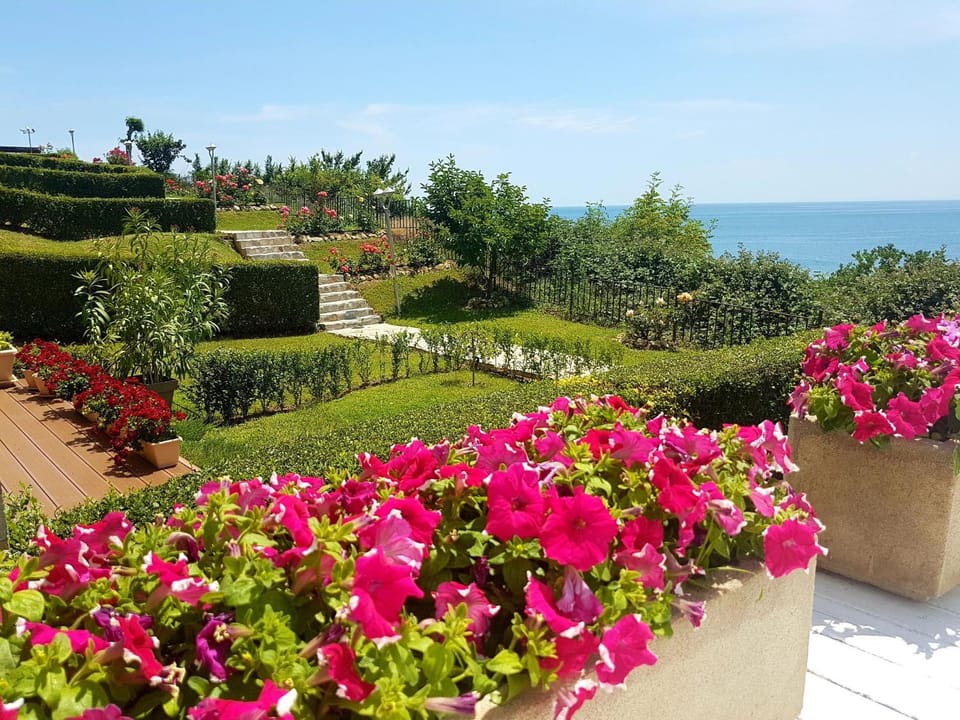 Restaurant/places to eat, Garden, Balcony/Terrace, Garden view, Sea view, Area and facilities