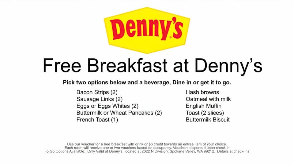 Restaurant/places to eat, Breakfast