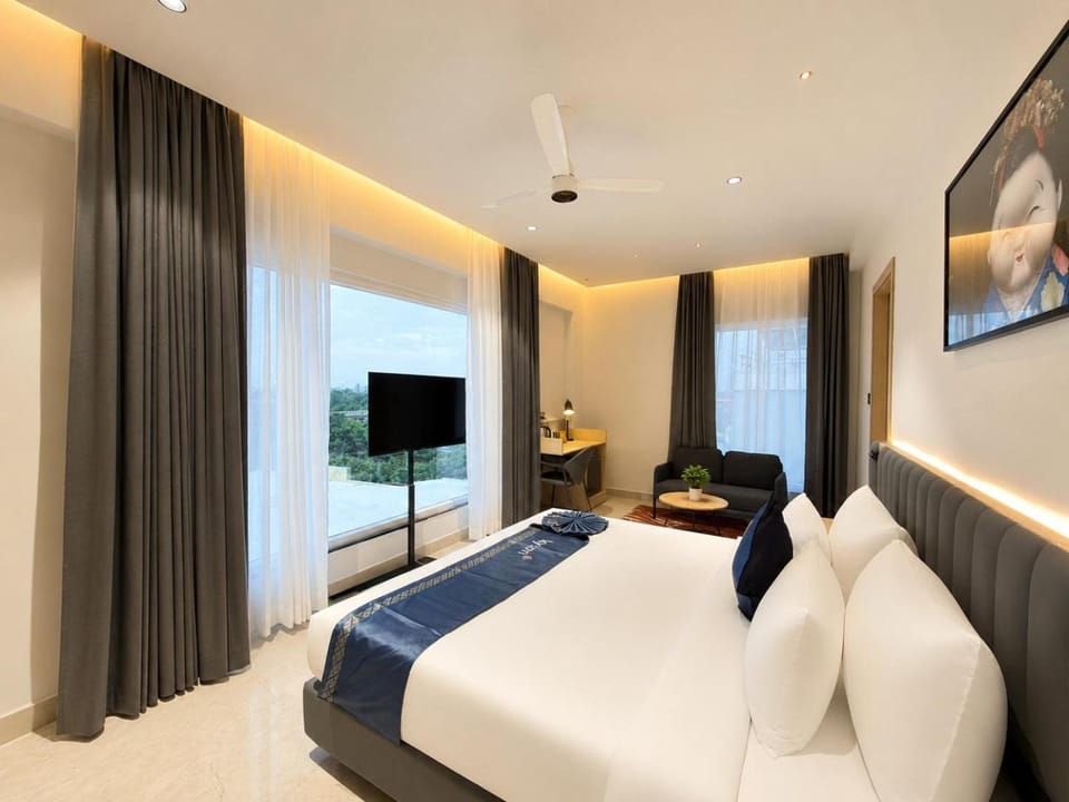 Bed, TV and multimedia, Coffee/tea facilities, Photo of the whole room, Bedroom