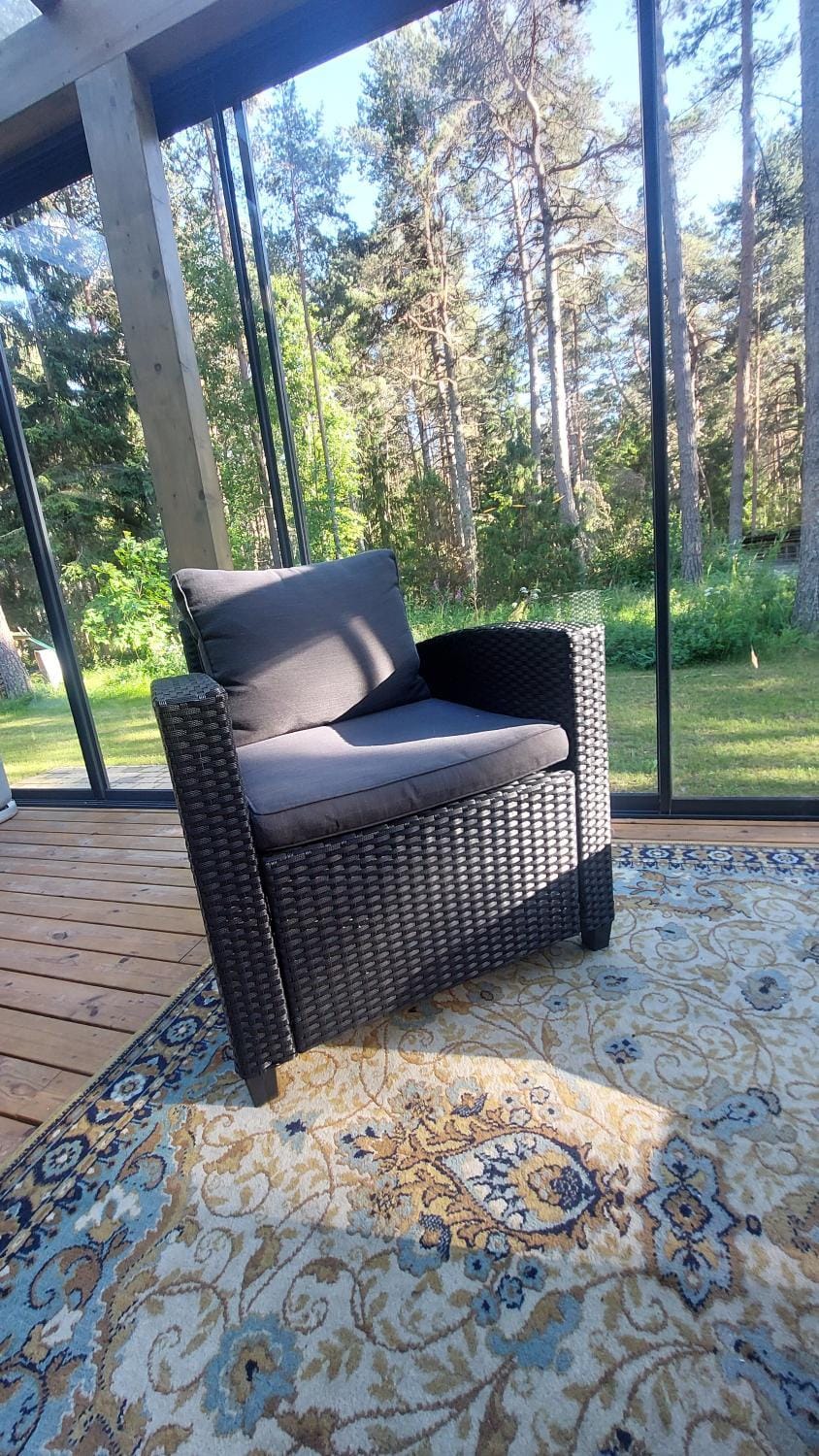 Balcony/Terrace, Seating area, Garden view