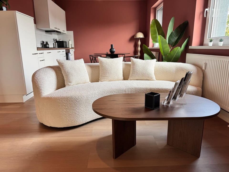 Kitchen or kitchenette, Living room, Dining area