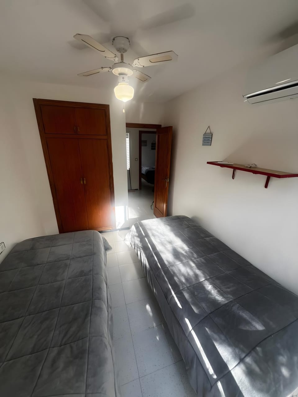 Property building, Living room, Bedroom