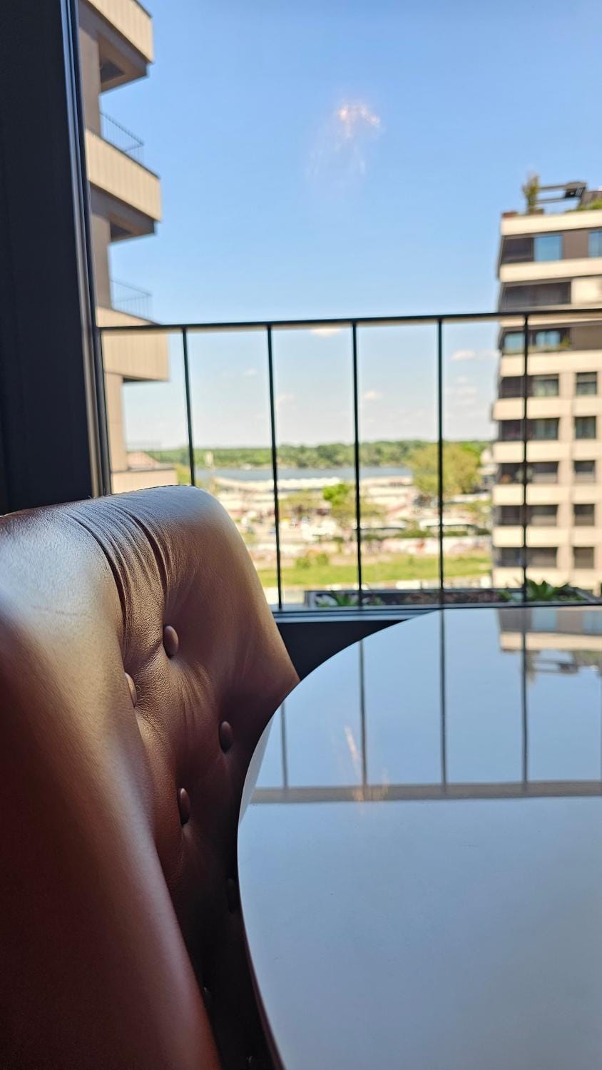 Danube River View Lounge 6 with Garage, K District Apartment in Belgrade