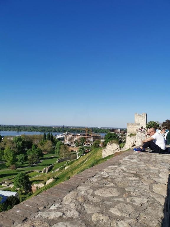 Danube River View Lounge 6 with Garage, K District Apartment in Belgrade