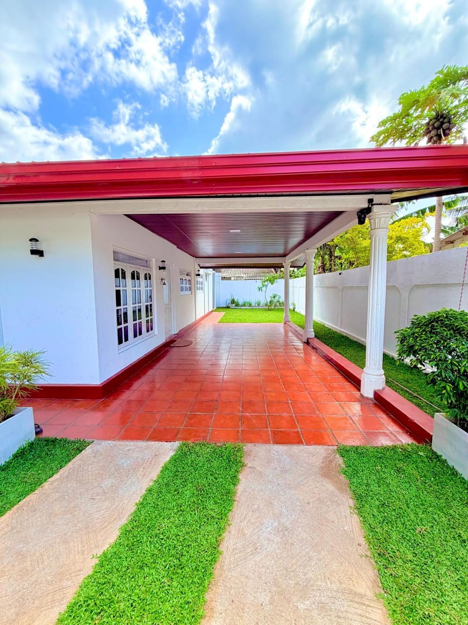 Property building, Garden, Garden view