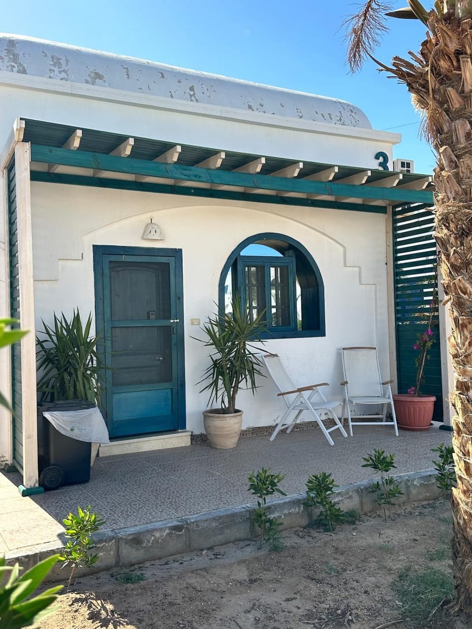 Property building, Patio