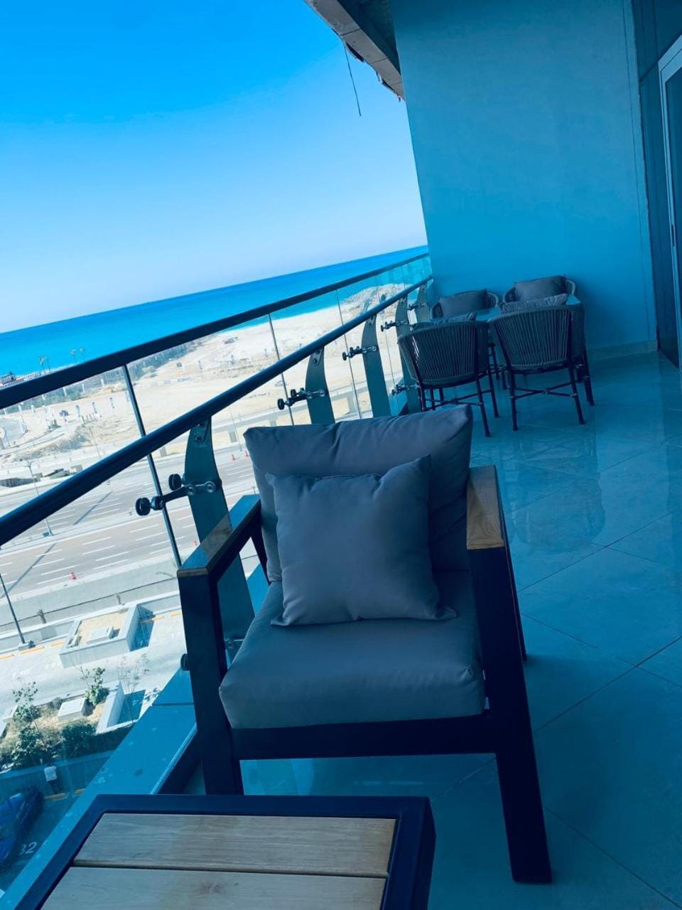 View (from property/room), Balcony/Terrace, Sea view
