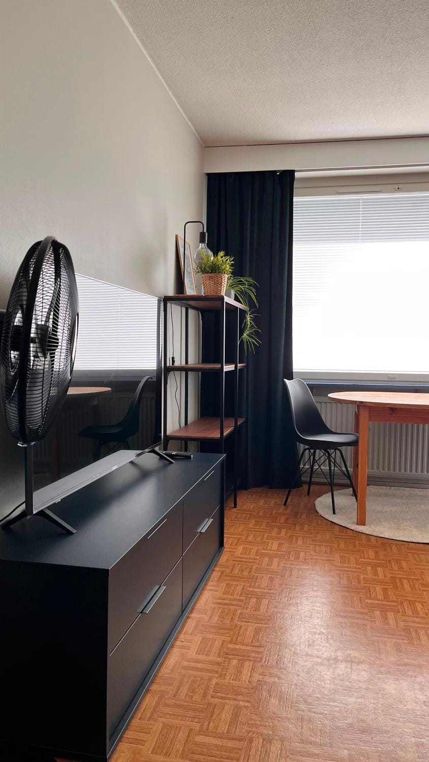 Tilava yksiö parvekkeella Apartment in Finland