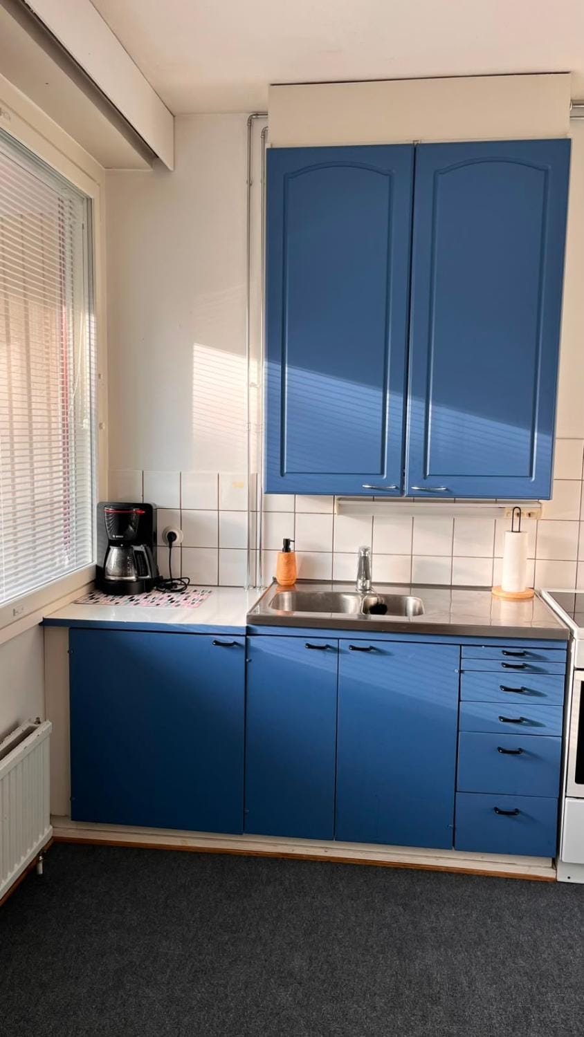 Tilava yksiö parvekkeella Apartment in Finland