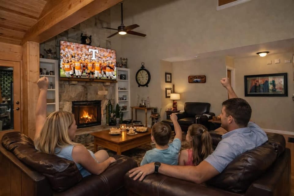 Gatlinburg Cabin with Hot Tub & Mountain Views Cabin in Chalet Village