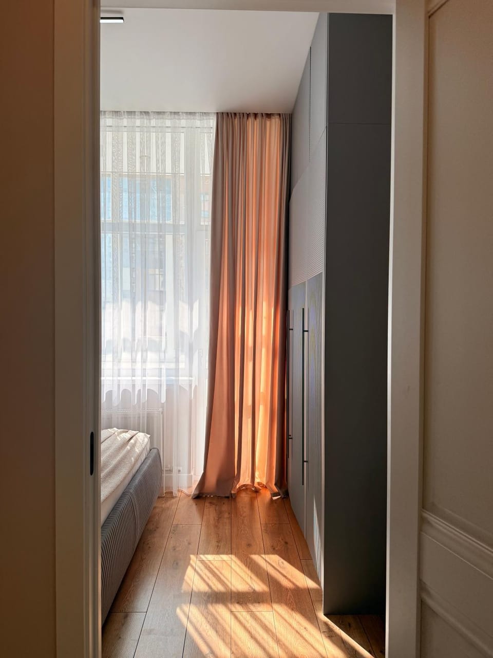 Bed, Photo of the whole room, Bedroom, wardrobe