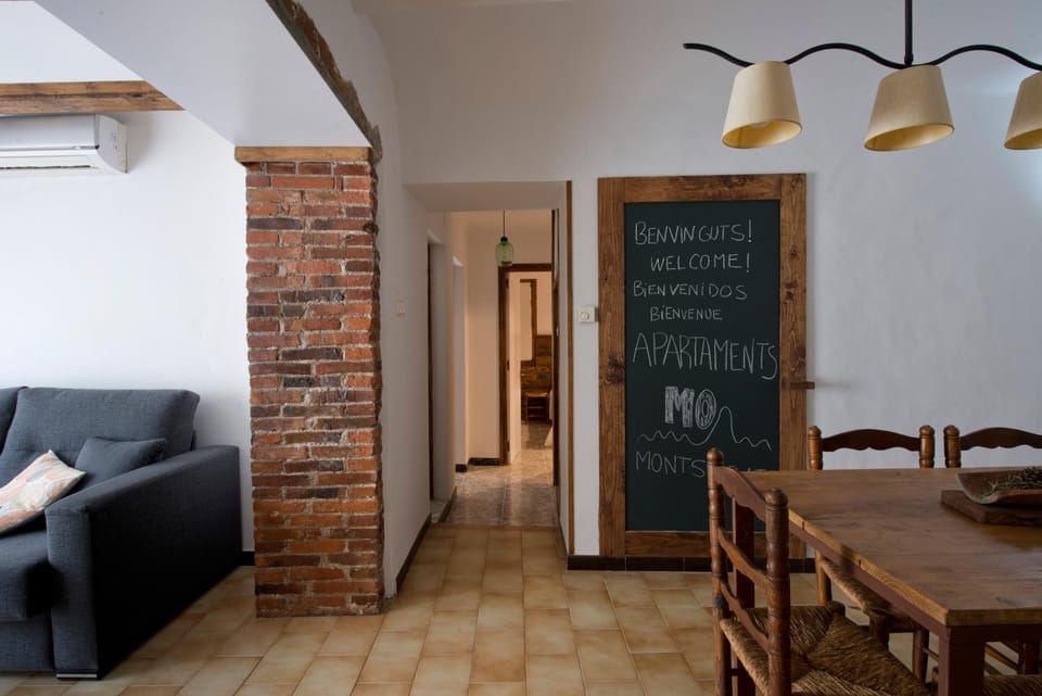 Property building, Living room, Dining area