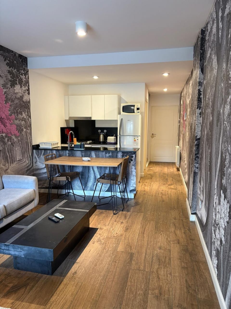 Kitchen or kitchenette, Living room, Seating area, pet friendly
