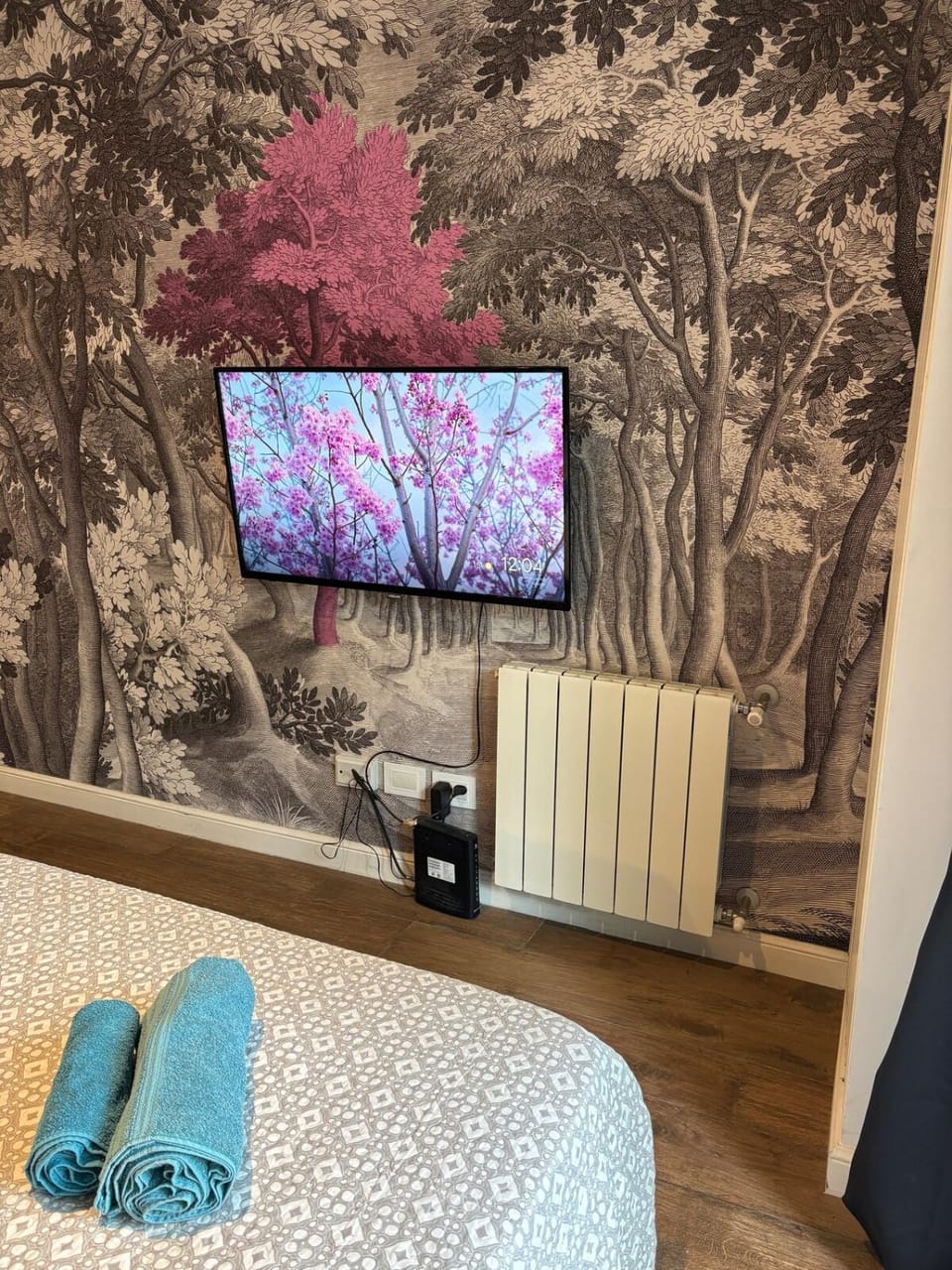 Bed, TV and multimedia, Bedroom