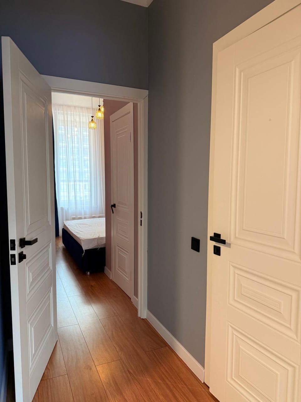 Bed, Photo of the whole room, Bedroom, wardrobe
