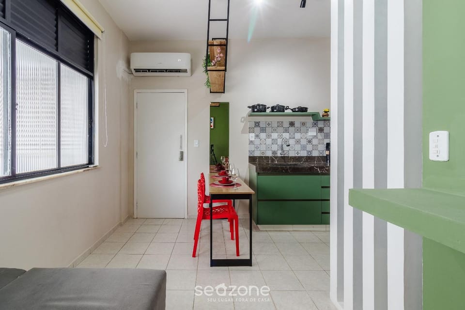 Kitchen or kitchenette, Living room, Dining area
