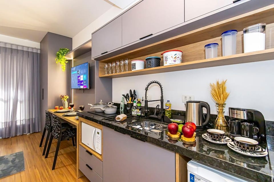 Studio c/ Ar + Academia | Boa Vista | SMT204 Apartment in Curitiba