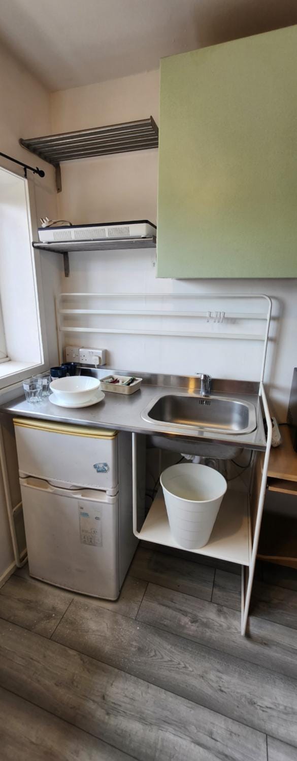Kitchen or kitchenette, minibar, oven
