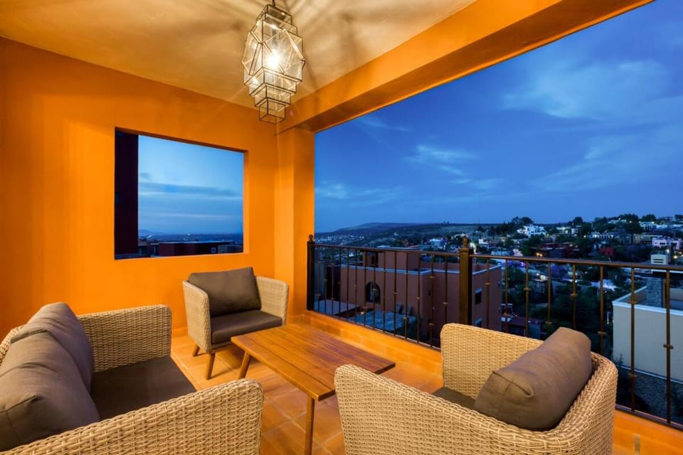 Sunrise Coffee, Sunset Wine in San Miguel House in San Miguel de Allende