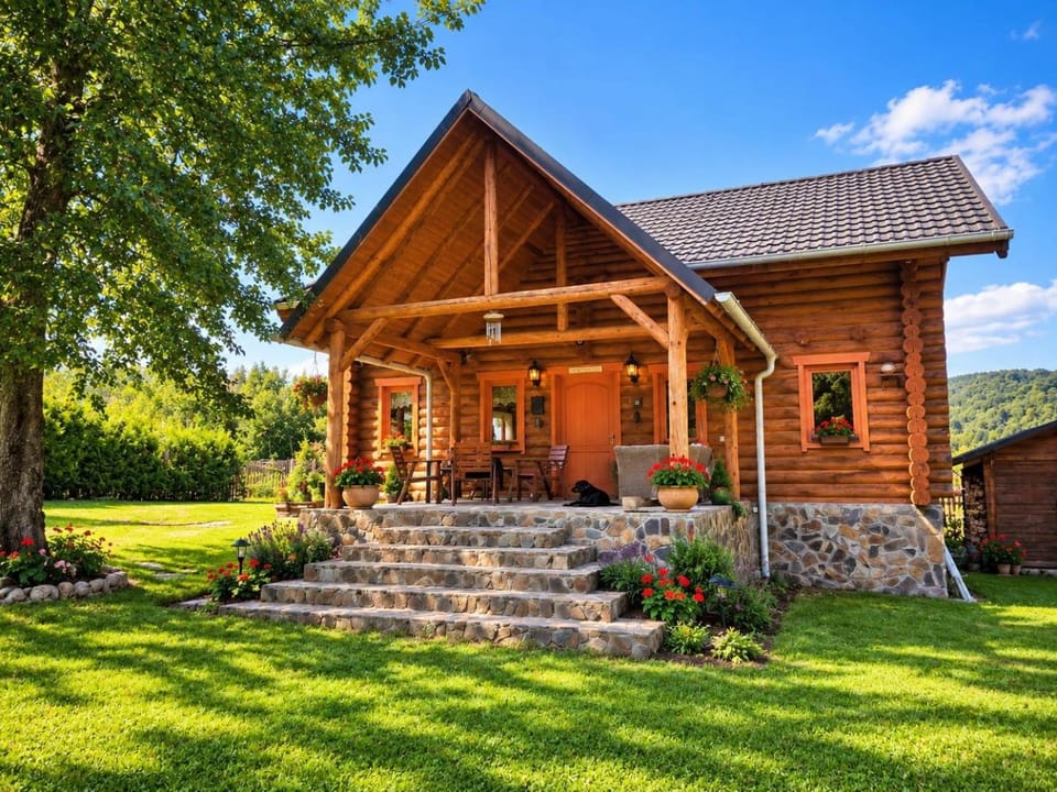 Traditional wooden cottage Bed and Breakfast in Romania