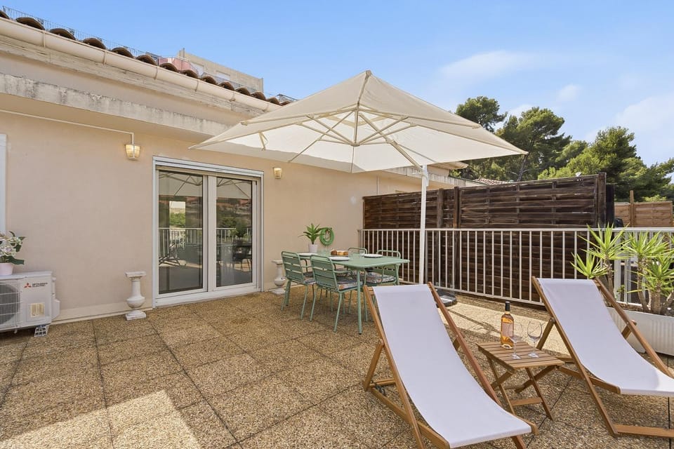 Studio AC last Floor - Rooftop Apartment in Nice