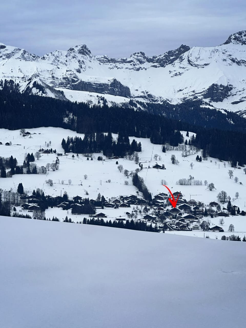 Day, Natural landscape, Winter, Mountain view