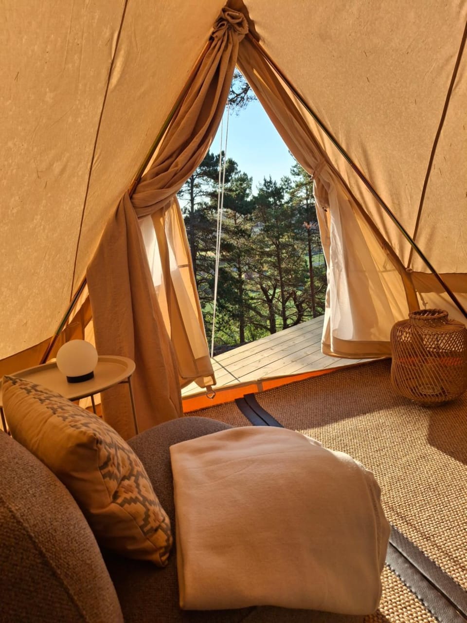 Halden Glamping Luxury tent in Västra Götaland County