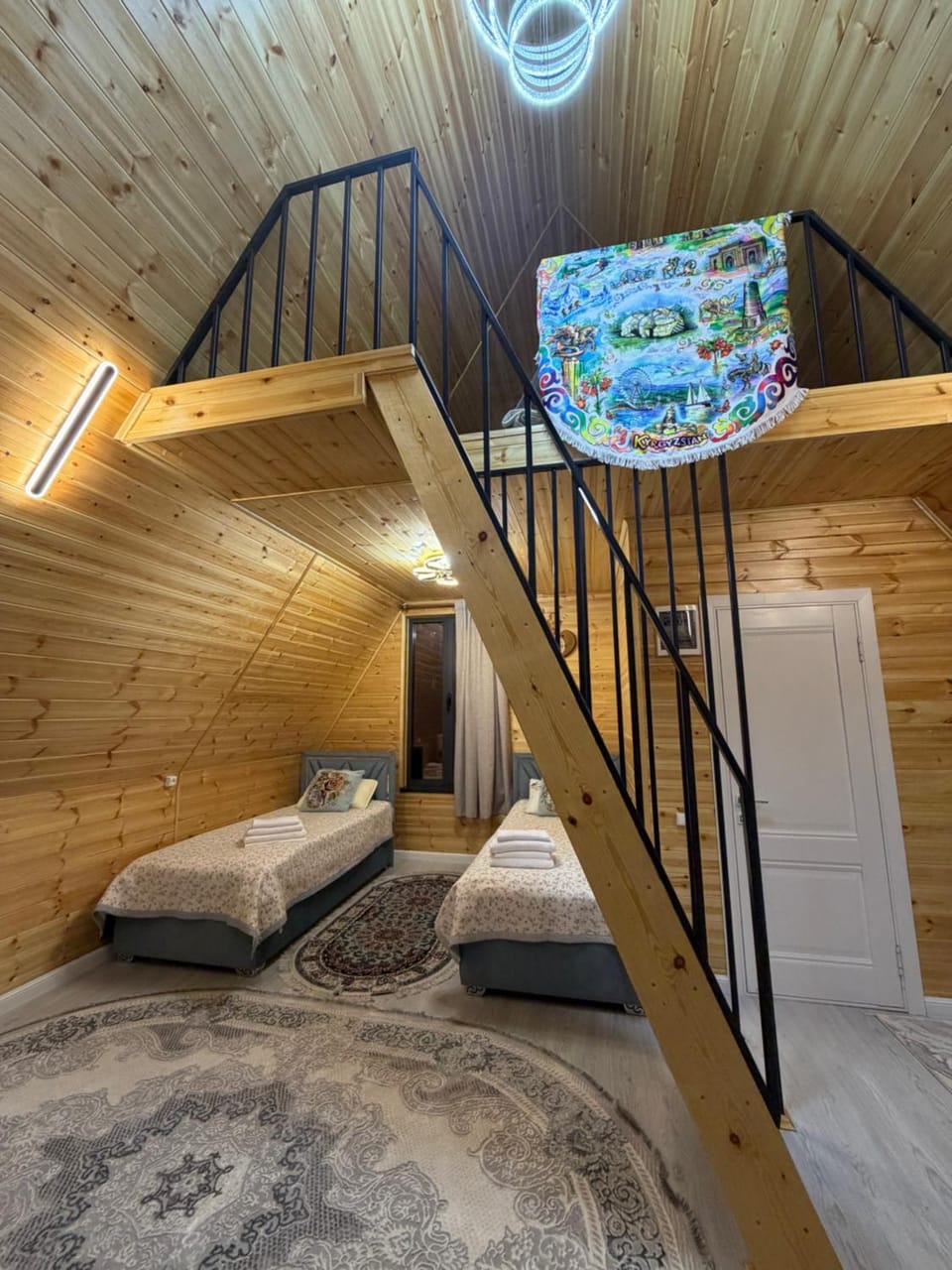 Photo of the whole room, Bedroom, bunk bed