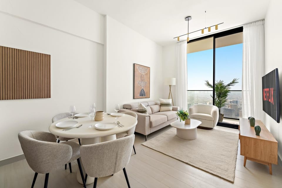 Stylish & Bright 1 BD in JVC Apartment in Dubai