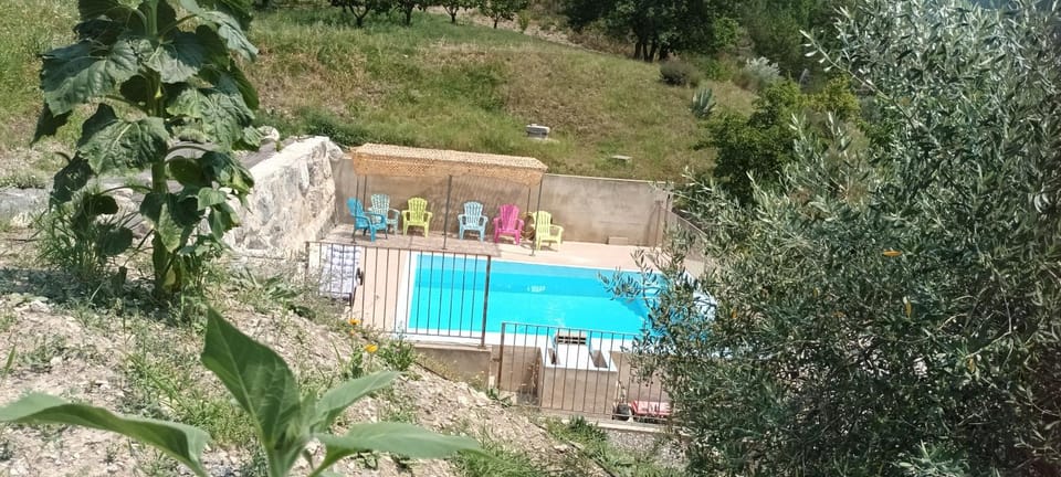 Property building, Living room, Swimming pool