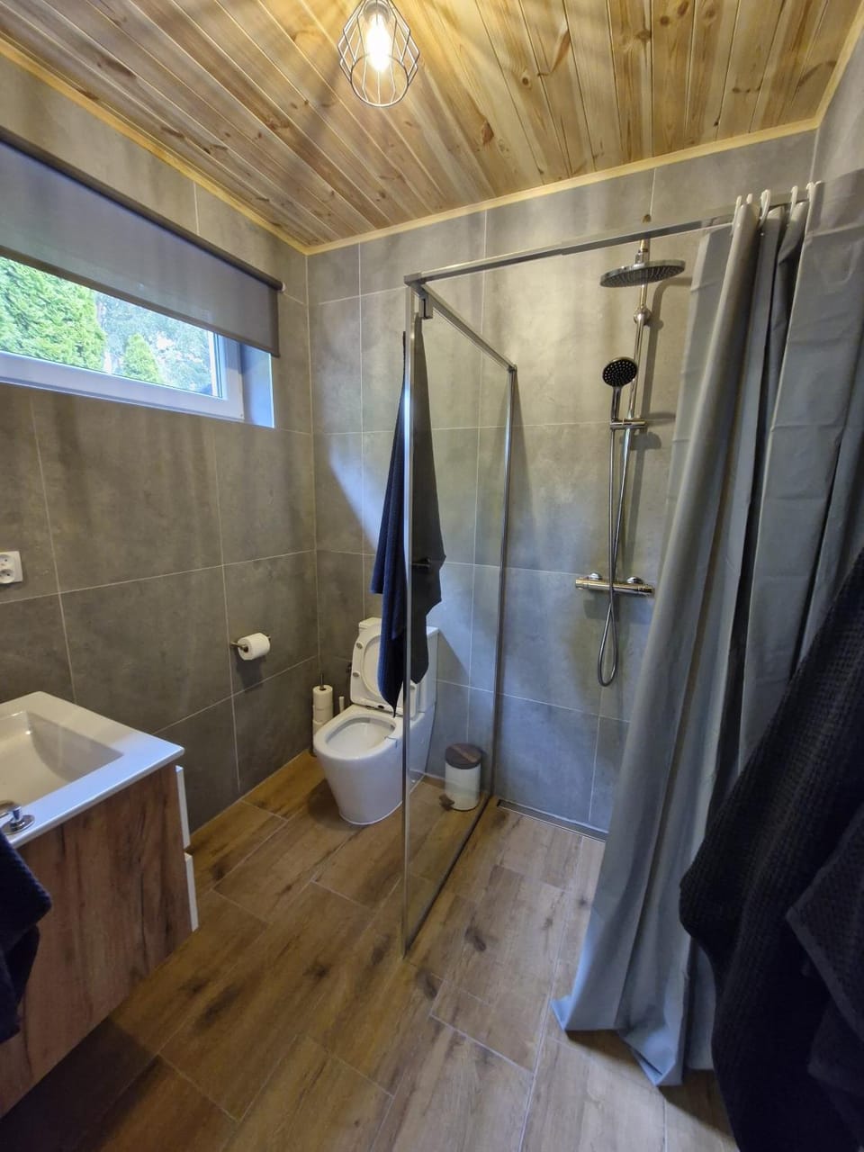 Shower, Toilet, Bathroom, towels