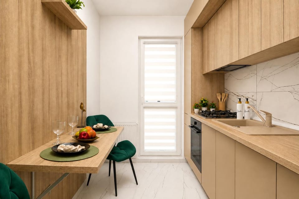 Kitchen or kitchenette, Dining area