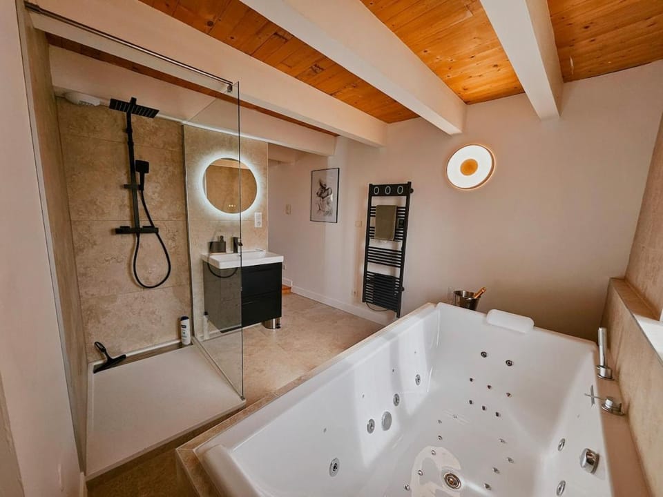 Nid cosy - Balnéo, lit king size & ambiance cinéma Apartment in Angoulême
