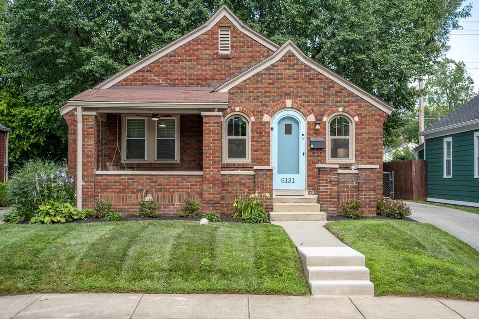 Walk in Broad Ripple, fenced yard and fire pit House in Broad Ripple
