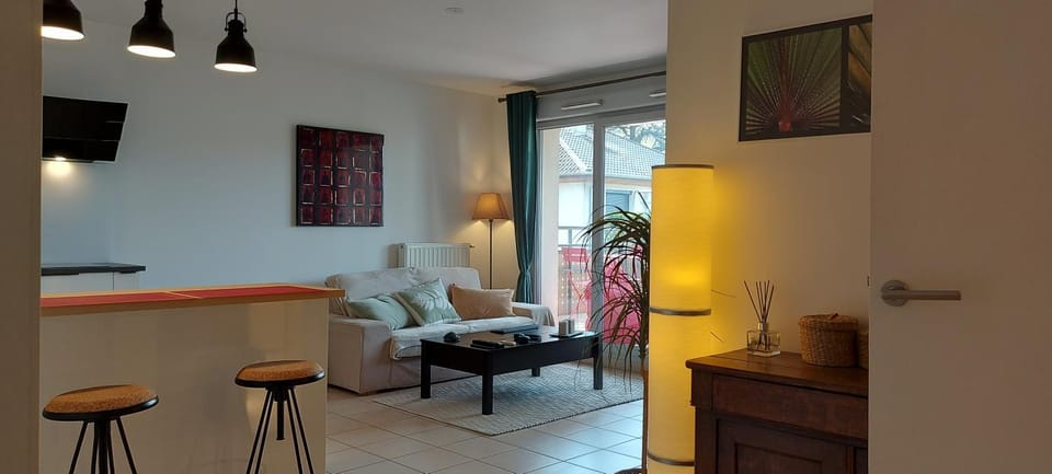 Kitchen or kitchenette, Living room, Dining area