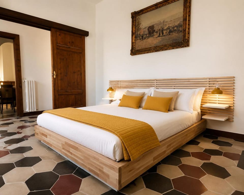 Photo of the whole room, Bedroom