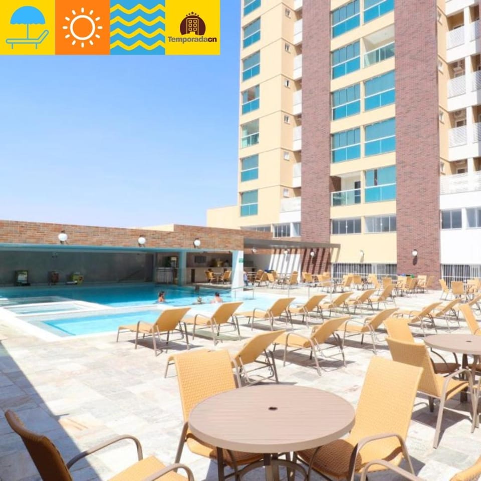 Property building, Patio, Communal lounge/ TV room, Day, View (from property/room), Balcony/Terrace, Evening entertainment, Pool view, Swimming pool, sunbed
