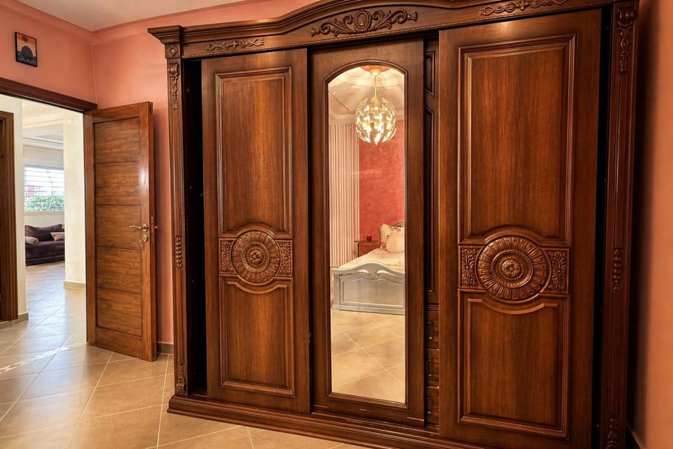 Bed, Photo of the whole room, Bedroom, wardrobe