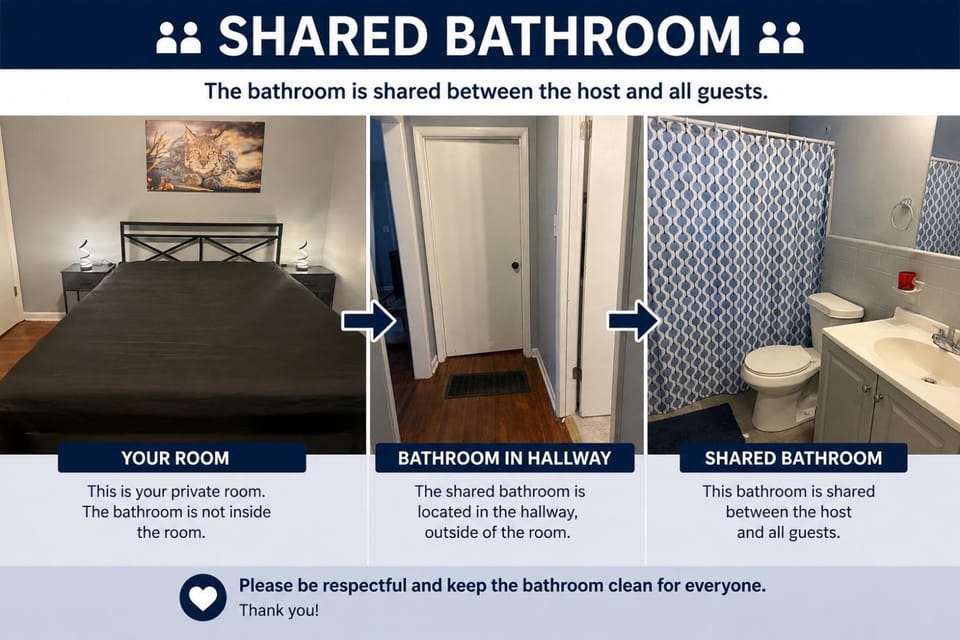 Cozy Private room in quite apartment Vacation rental in Birmingham