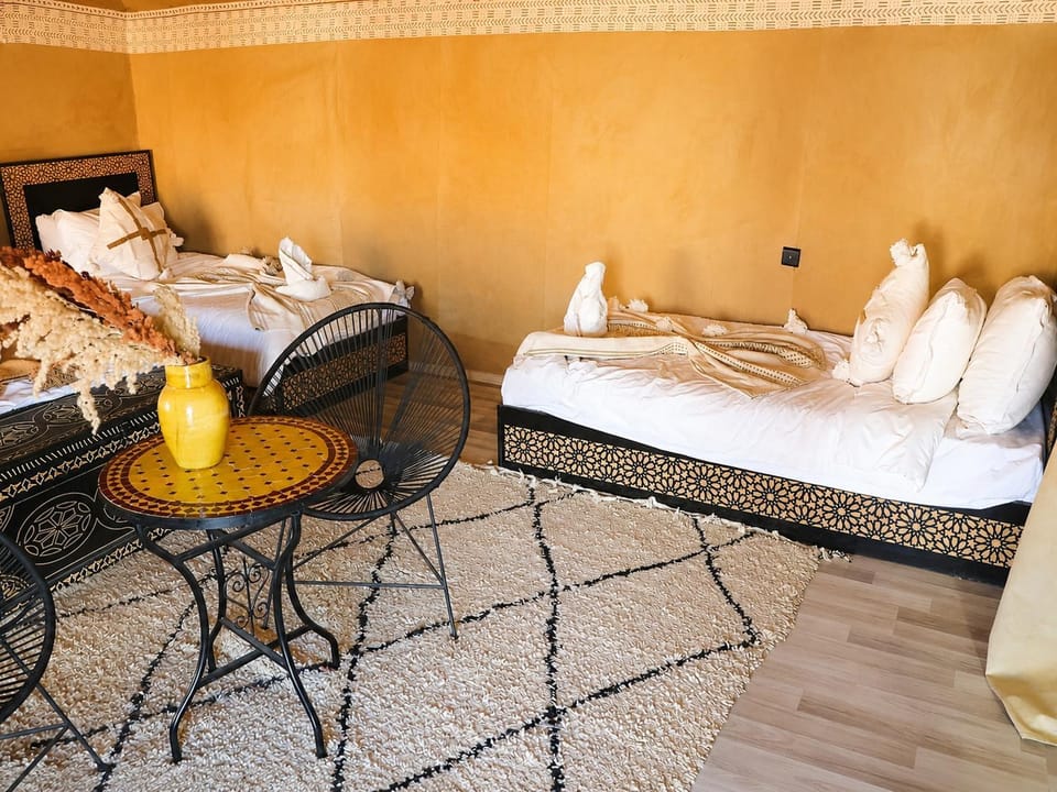 Merzouga Desert Camp Luxury tent in Morocco
