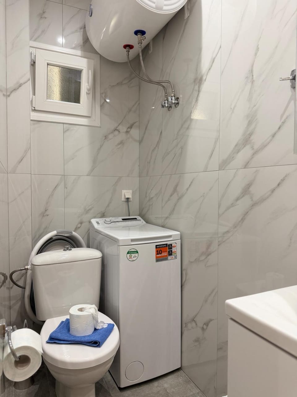 Toilet, Bathroom, washing machine