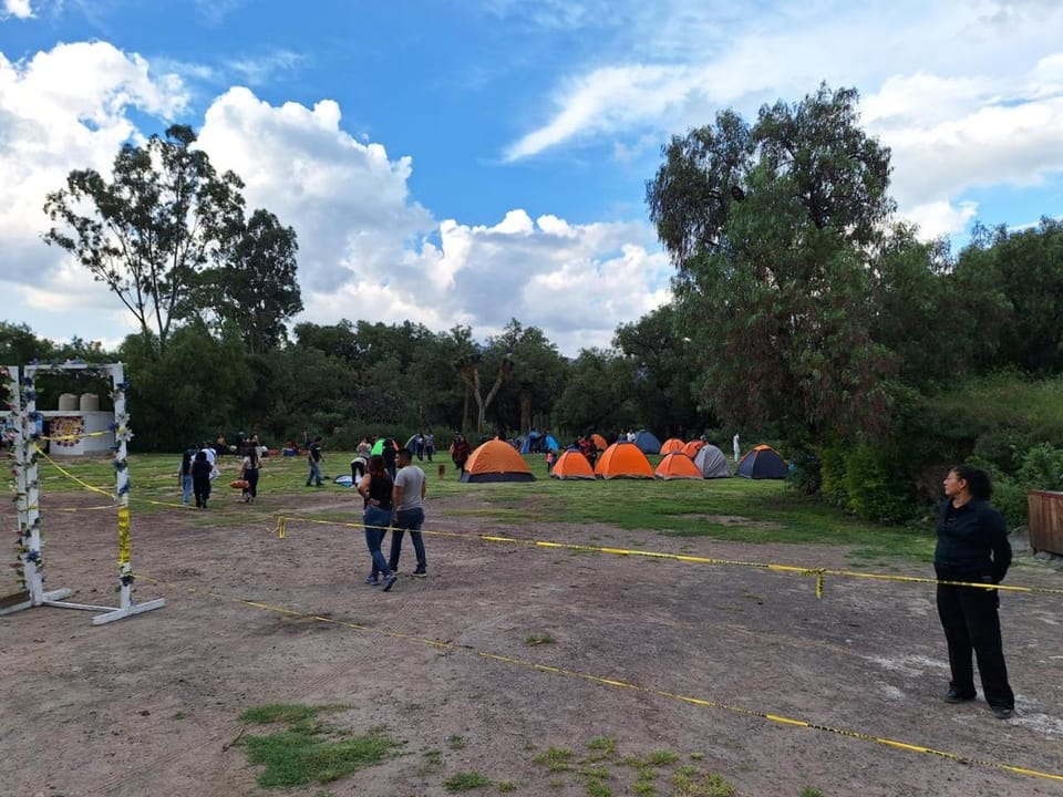 Teotihuacán, camping in the archaeological zone Campground/ 
RV Resort in State of Mexico