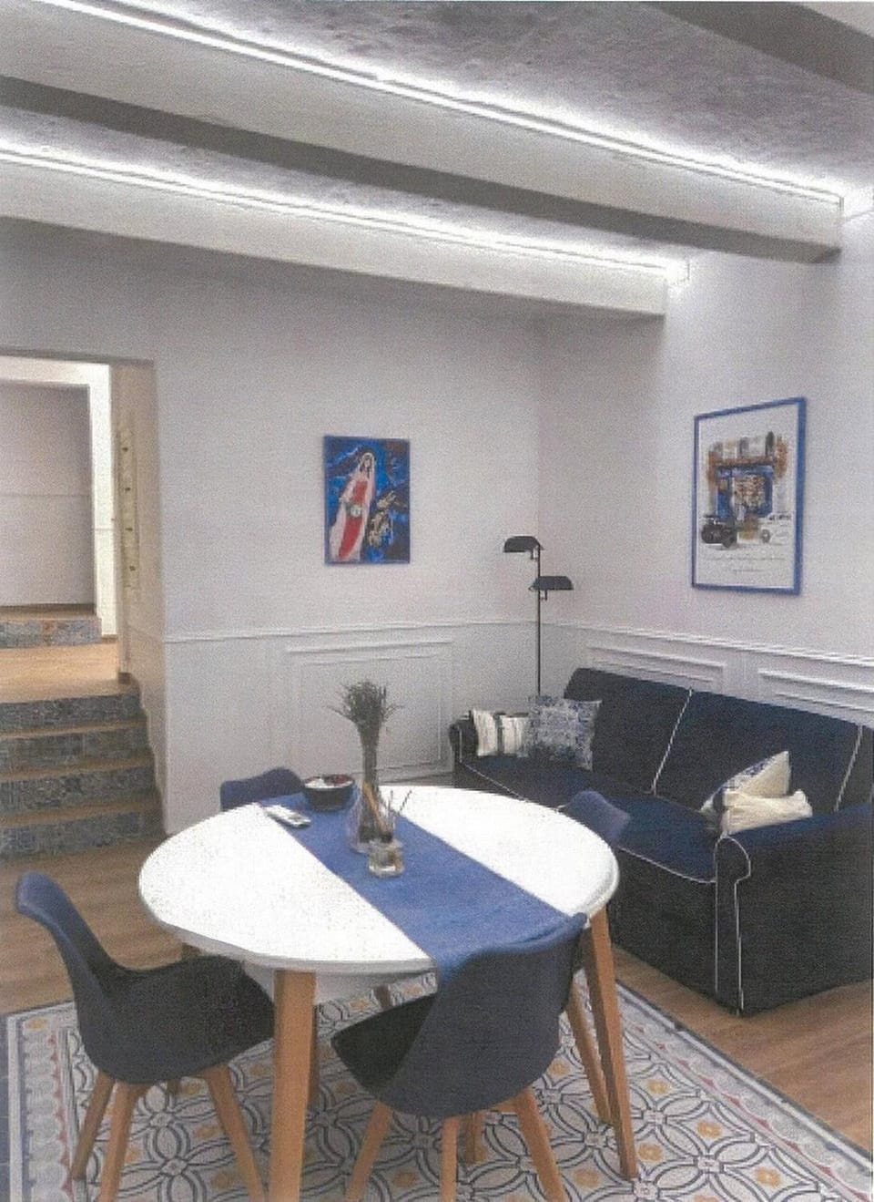 Living room, Lobby or reception, Dining area