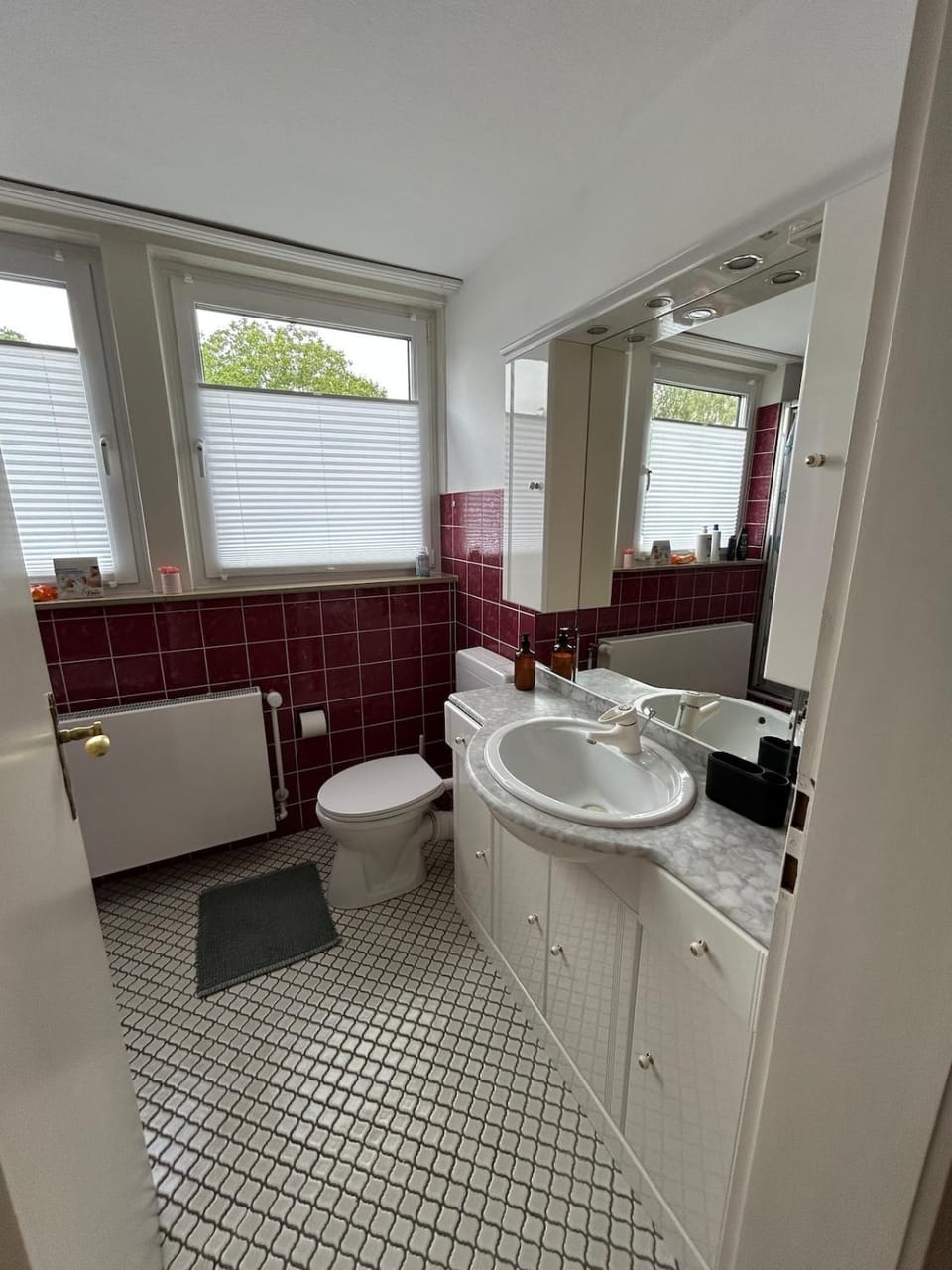 Toilet, Bathroom, Bath, towels