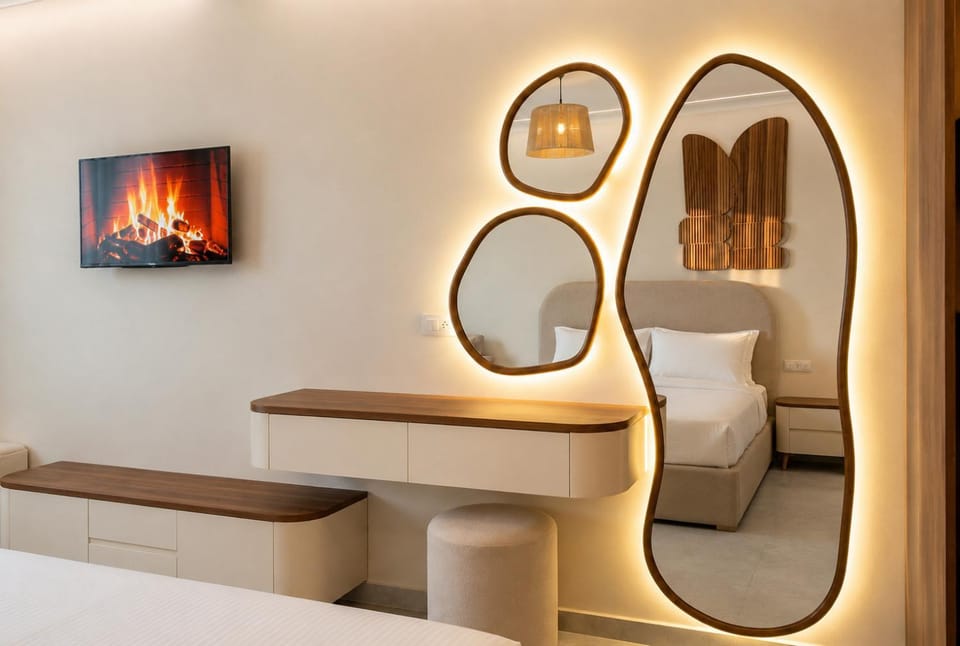 Seating area, Bedroom