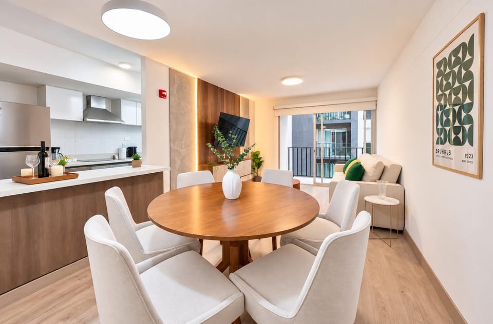 Living room, Dining area