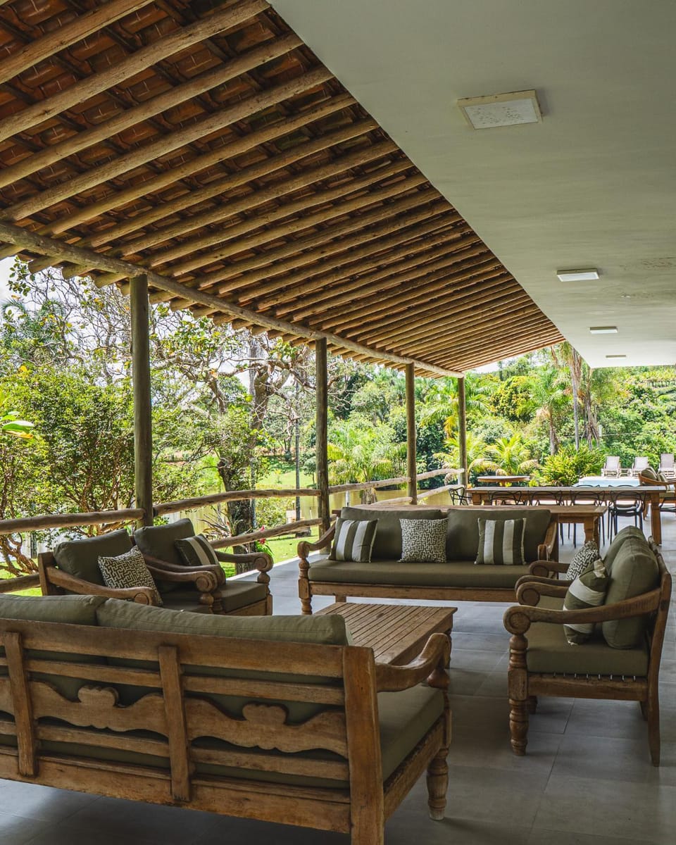 Patio, Day, Balcony/Terrace, Living room, Seating area, Garden view