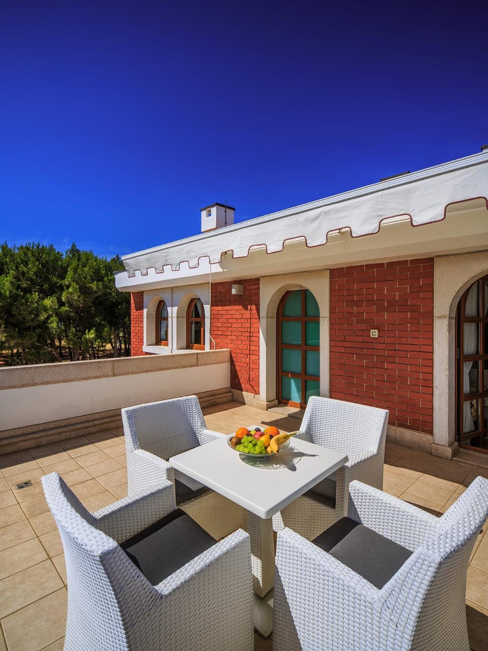 Property building, Patio, Day, View (from property/room), Balcony/Terrace