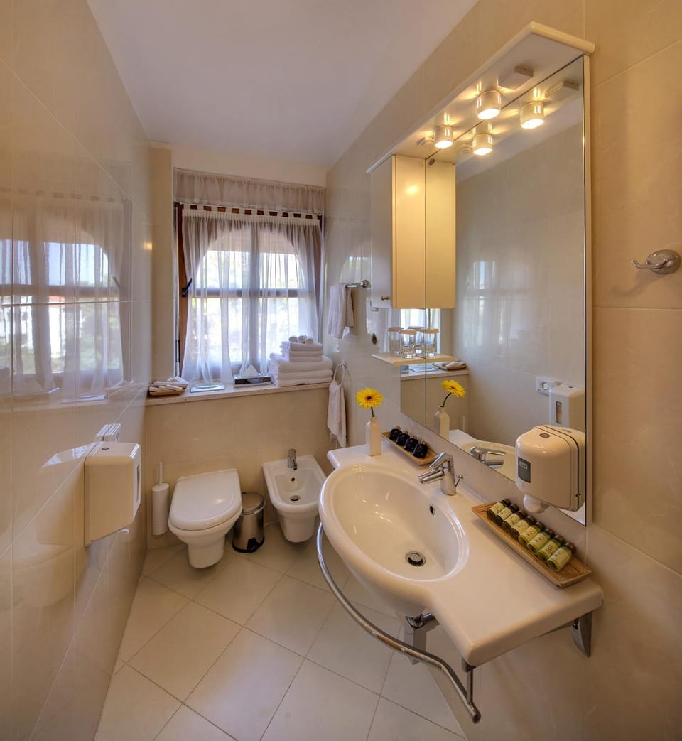 Toilet, Bathroom, bidet, towels