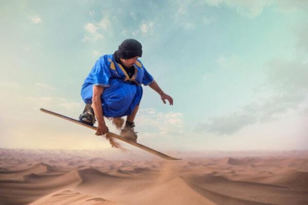 Sahara Unique dunes camp Luxury tent in Morocco